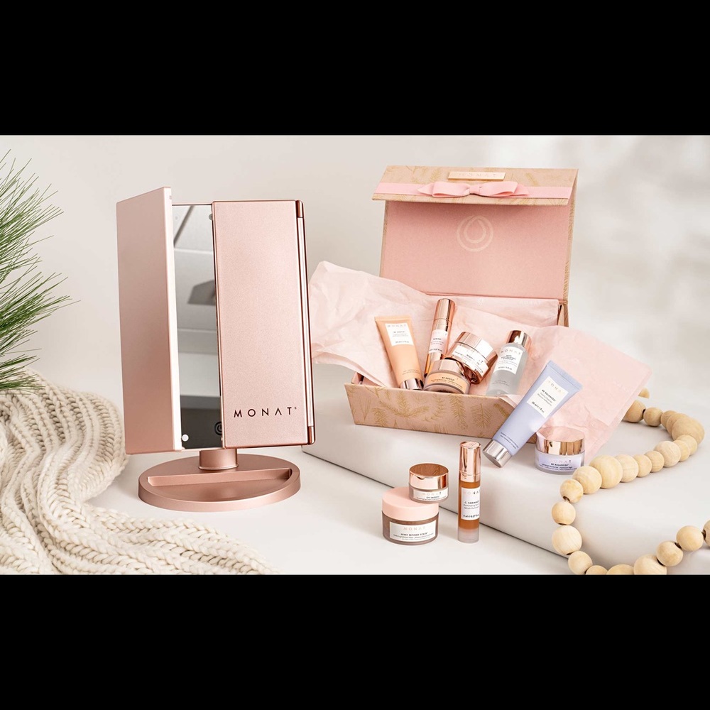 Brand New MONAT Magic Minis & Makeup Mirror